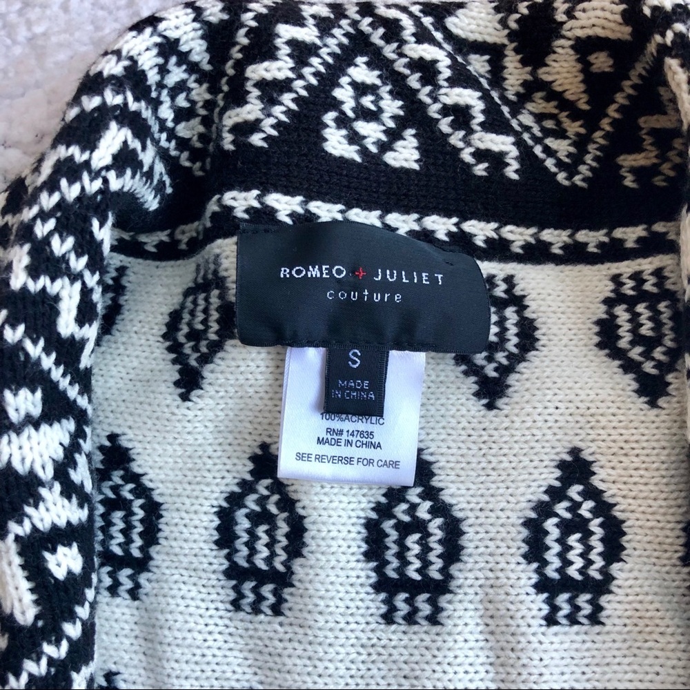 Romeo & Juliet Couture Asymmetrical Cardigan - Picture 5 of 5